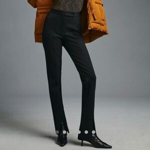 Anthropologie Black Boot Cut Pants